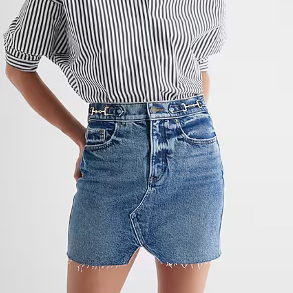 *Excellent Condition* Express Mini Denim Skirt, Sz. 4